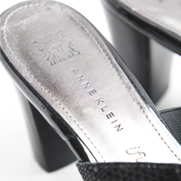 Anne Klein Black Sandal Heels - Picture 4 of 9
